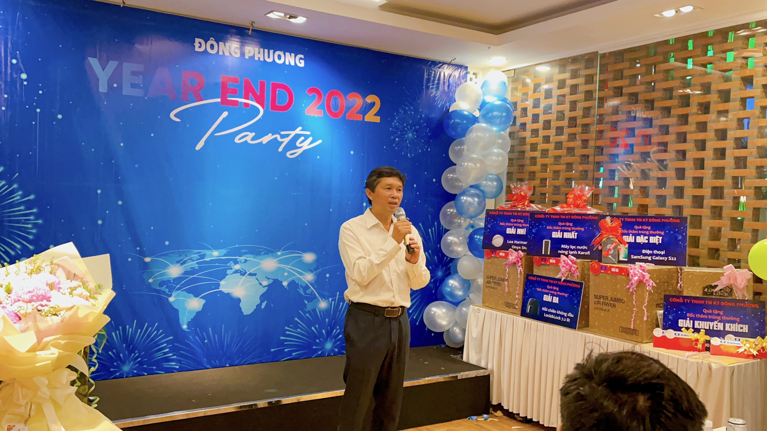 Gi&aacute;m đốc Nguyễn Quang T&ugrave;ng &ndash; Tổng kết t&igrave;nh h&igrave;nh hoạt động năm 2022 v&agrave; gửi th&ocirc;ng điệp năm mới đến to&agrave;n thể CBCNV